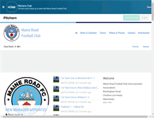 Tablet Screenshot of maineroadfc.com